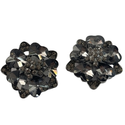 botões de pata extravagantes 2.3g do metal 40L com falso Crystal Use Plastic Flower Buttons