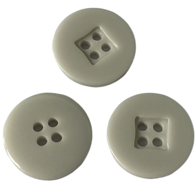 Luz quadrada Grey For Sewing do centro 28L dos botões da resina plástica da camisa