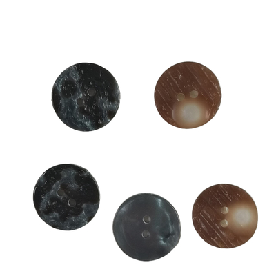Furo natural 0.2g de Shell Natural Material Buttons Two do teste padrão para a costura e trabalhos manuais de confecção de malhas