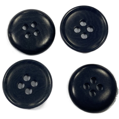 o revestimento 32L que costura o material natural abotoa-se/botão preto do corozo