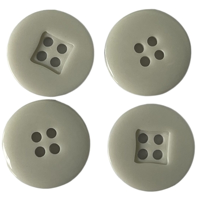 Luz quadrada Grey For Sewing do centro 28L dos botões da resina plástica da camisa