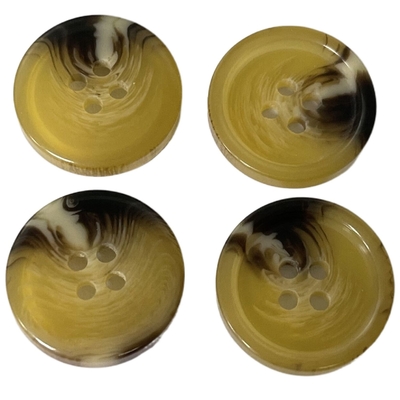 O ODM Rim Yellow Color Fake Horn abotoa o acessório do vestuário 30L